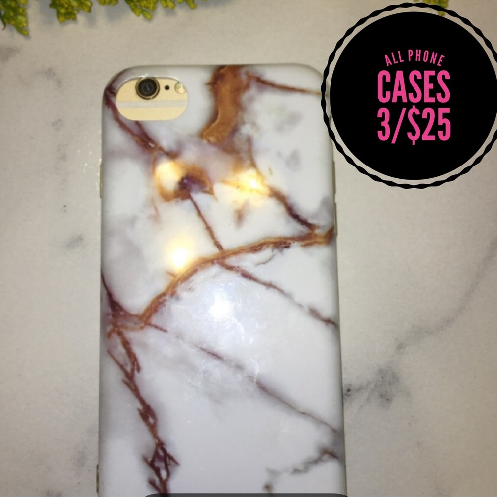 White marble iphone 7 phone case